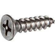 TAMPER-PRUF SCREWS #8 x 2in Tamper-Proof Security Sheet Metal Screw - Flat Phillips Head - 18-8 Stainess Steel - 100 Pk 2.8A2FS